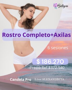 Rostro Completo + Axilas (6 Sesiones)